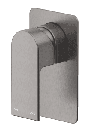 Beki Shower Mixer - Square Plate - TRIM KIT ONLY - Gunmetal