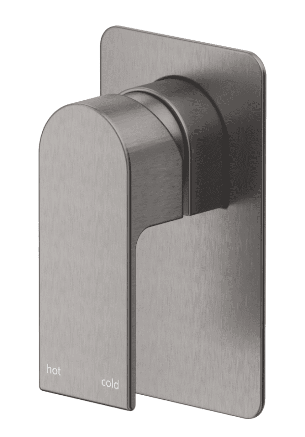 Beki Shower Mixer - Square Plate - TRIM KIT ONLY - Gunmetal
