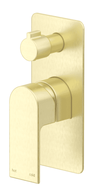 Beki Shower Mixer Diverter - 1P - TRIM KIT ONLY- French Gold