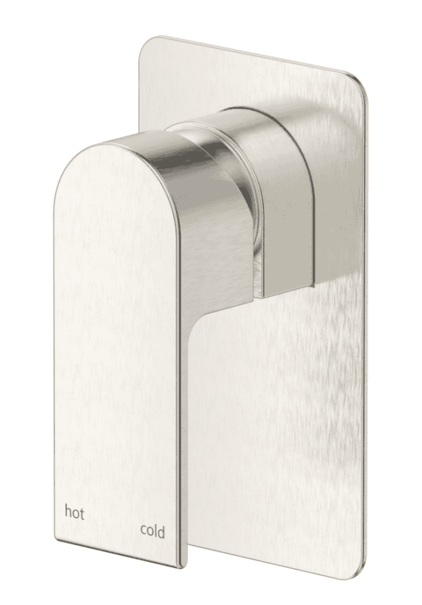 Beki Shower Mixer - Square Plate - TRIM KIT ONLY - Brushed Nickel