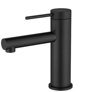Mica Basin Mixer Straight - Black