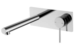 Mica Wall-Spout Combo - Straight Spout - 1P - TRIM KIT ONLY - Chrome