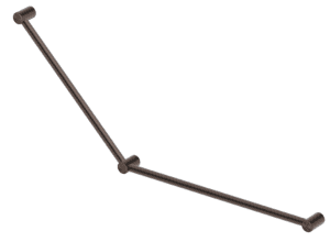 Mica Care Grab Rail - 45 Degree - 750x900mm - Dusk Bronze