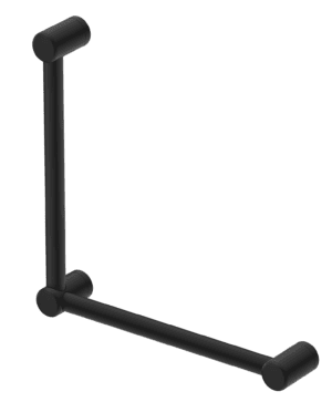Mica Care Grab Rail - 90 Degree - 450x450mm - Black