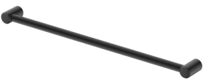 Mica Care Grab Rail - Horizontal - 900/1200mm - Black