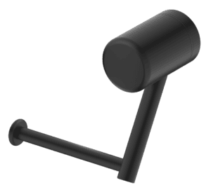 Mica Care Heavy Duty Toilet Paper Holder - Black