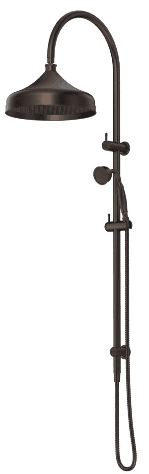 Mica Heritage Dual Shower Rail - Dusk Bronze