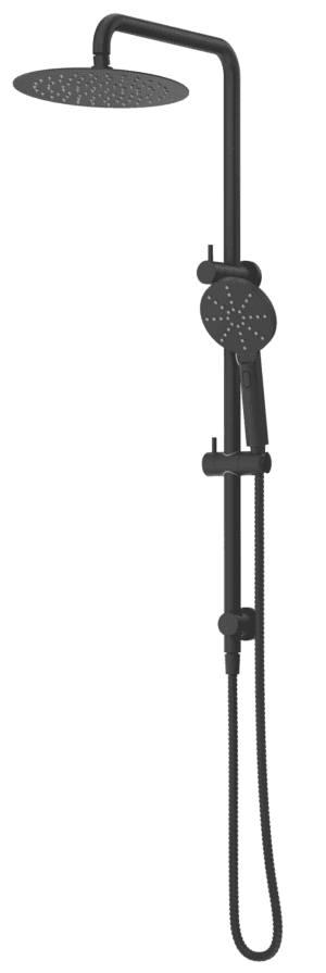 Mica Dual Shower Rail - Black