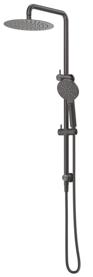 Mica Dual Shower Rail - Gunmetal