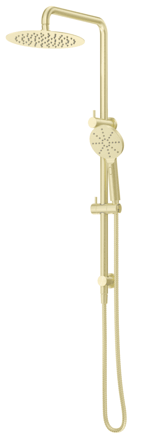 Mica Dual Shower Rail- French Gold