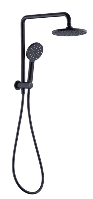 Mica Half-Rail Shower - Black