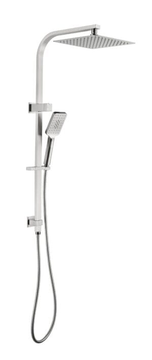 Cresta Dual Shower Rail - Brushed Nickel