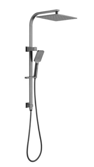 Cresta Dual Shower Rail - Gunmetal