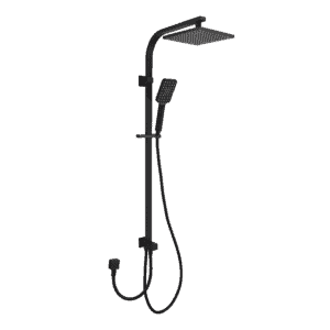 Deko Dual Shower Rail - RetroFit - Black