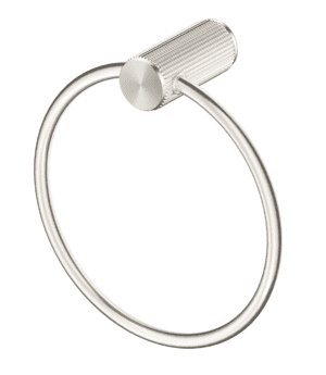 Mica Fluted Towel Ring - Brushed Nickel