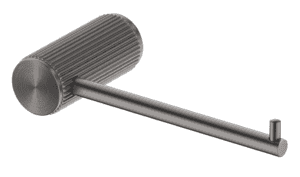 Mica Fluted Toilet Paper Holder - Gunmetal