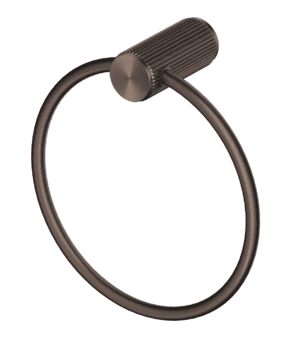 Mica Fluted Towel Ring - Dusk Bronze