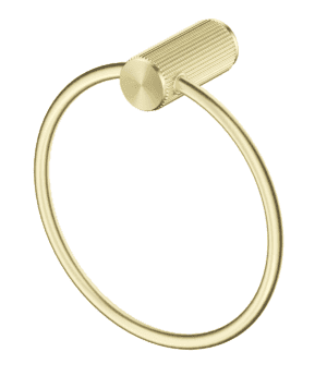 Mica Fluted Towel Ring- French Gold