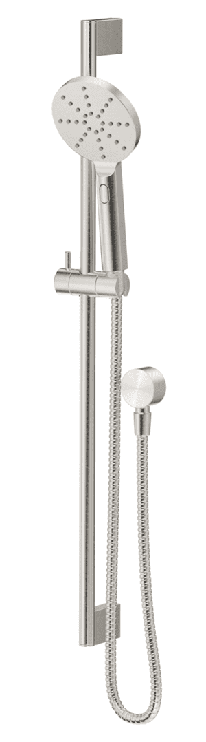 Mica Shower Rail - Brushed Nickel