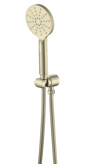 Mica Wide Hand Shower- French Gold