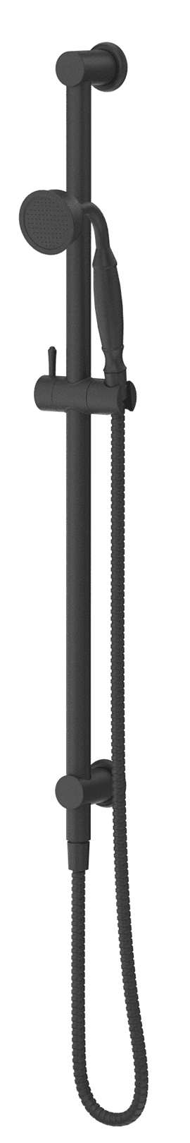 Mica Heritage Shower Rail - Black