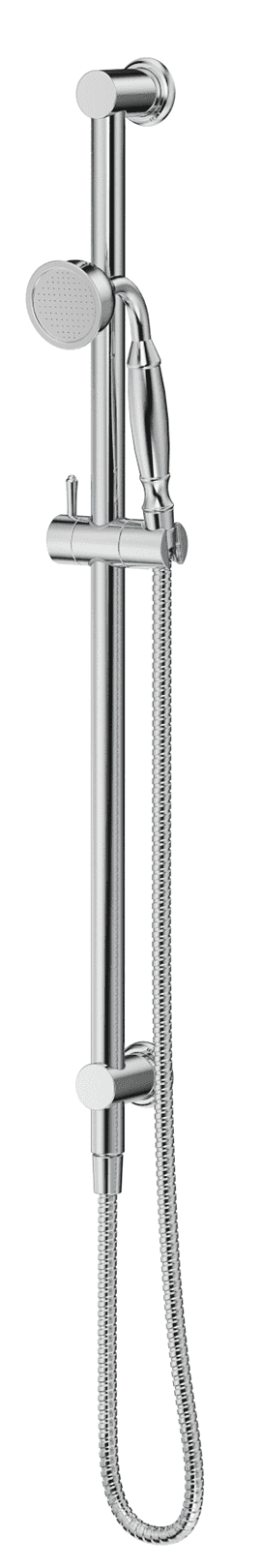 Mica Heritage Shower Rail - Chrome