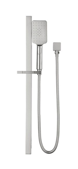 Cresta Single Shower Rail - Brushed Nickel