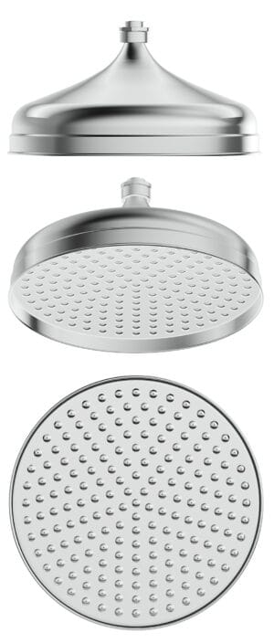 Mica Heritage Shower Head - Chrome