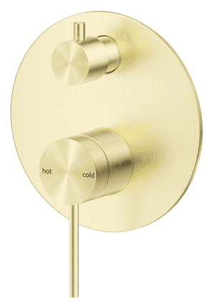 Mica Shower Mixer Diverter - 1P - TRIM KIT ONLY- French Gold