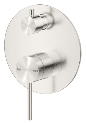 Mica Shower Mixer Diverter - 1P - TRIM KIT ONLY - Brushed Nickel