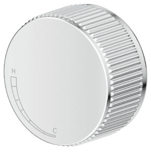 Mica Fluted Progressive Shower Mixer - Chrome