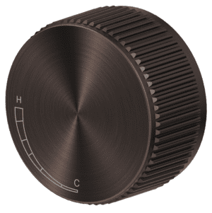 Mica Fluted Progressive Shower Mixer - Dusk Bronze