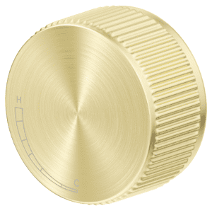 Mica Fluted Progressive Shower Mixer- French Gold