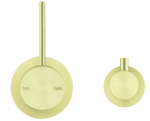 Mica Shower Mixer Diverter - Sideways Reverse - TRIM KIT ONLY- French Gold