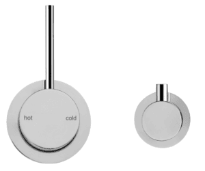 Mica Shower Mixer Diverter - Sideways Reverse - TRIM KIT ONLY - Chrome