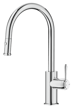 Mica Heritage Pull-Out Sink Mixer - Chrome