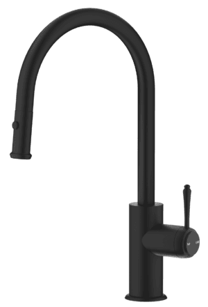 Mica Heritage Pull-Out Sink Mixer - Black