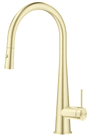Mica Pull-Out Cone Sink Mixer- French Gold