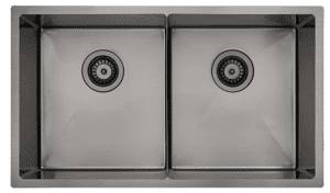 Luminare Sink 760 x 440mm - Double Bowl - Gunmetal