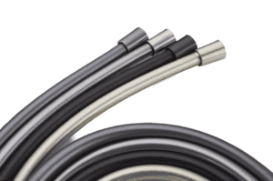 Coloured Rubber Hose - Black