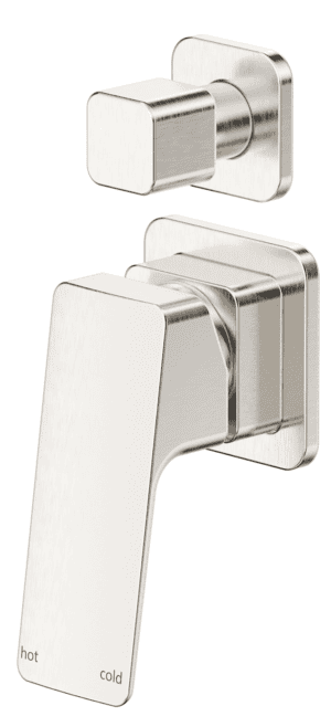 Tiago Shower Mixer Diverter - 2P - TRIM KIT ONLY - Brushed Nickel