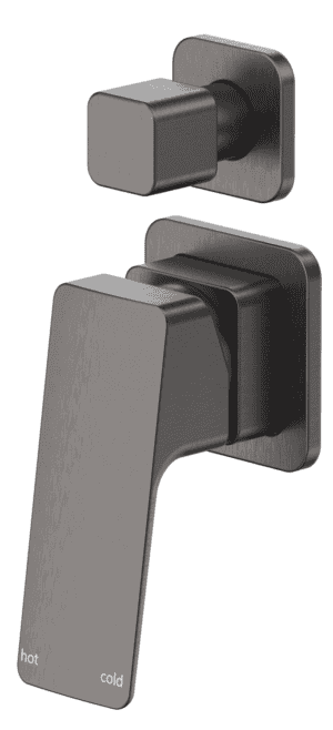 Tiago Shower Mixer Diverter - 2P - TRIM KIT ONLY - Gunmetal