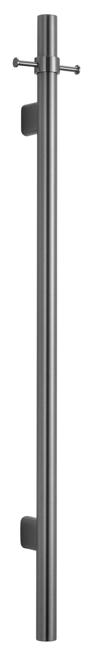 Mica Vertical Heated Towel Rail - Gunmetal