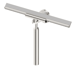 Mica Glass Squeegee - Brushed Nickel