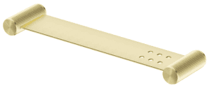 Mica Fluted Stainless Shelf - 400mm- French Gold