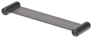 Mica Fluted Stainless Shelf - 400mm - Gunmetal