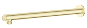Mica Wall Shower Arm - 450mm - Straight- French Gold