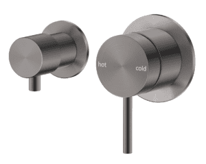 Mica Shower Mixer Diverter - Sideways - TRIM KIT ONLY - Gunmetal