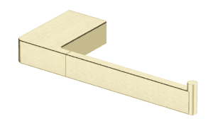 Milos Toilet Paper Holder- French Gold