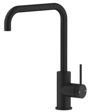 Mica Soft-Square Sink Mixer - Black